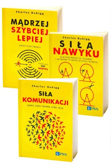 Pakiet Rozwój osobisty z Duhiggiem: Mądrzej, szybciej, lepiej, Siła nawyku, Siła komunikacji
