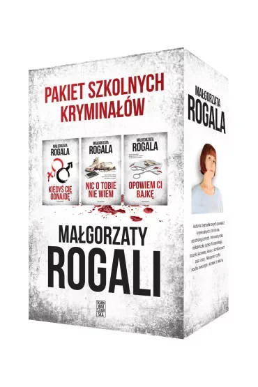 Pakiet Szkolnych kryminałów: Kiedyś Cię odnajdę, Nic o Tobie nie wiem, Opowiem Ci bajkę