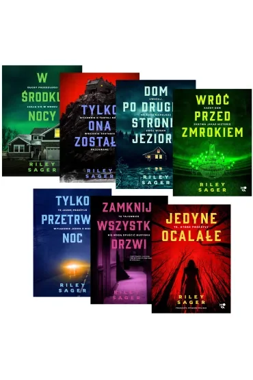 Pakiet: W środku nocy, Tylko ona została, Dom po drugiej stronie jeziora, Wróć przed zmrokiem, Tylko przetrwaj noc, Zamknij wszystkie drzwi, Jedyne ocalałe