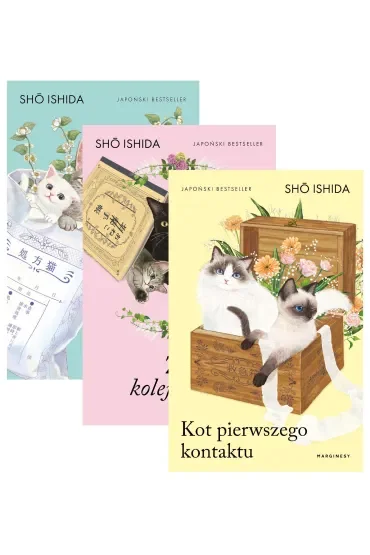 Pakiet Zaleca się kota. Tomy 1-3: Zaleca się kota, Zaleca się kolejnego kota, Kot pierwszego kontaktu