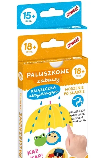Paluszkowe zabawy CzuCzu. Książeczka aktywizująca 18m+
