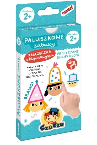 Paluszkowe zabawy CzuCzu. Książeczka aktywizująca 2+