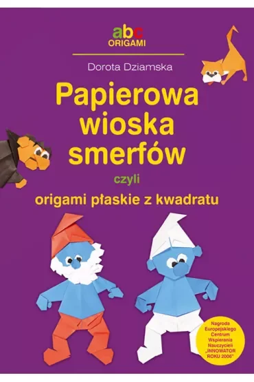 Papierowa wioska smerfów czyli origami płaskie z kwadratu