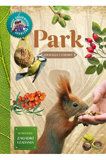 Park. Młody obserwator przyrody