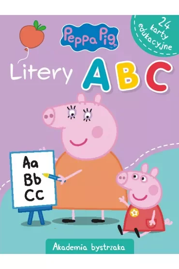 Peppa Pig. Akademia Bystrzaka. Litery A, B, C