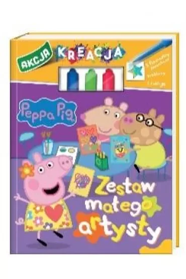 Peppa Pig. Akcja kreacja! część 1. Zestaw małego artysty