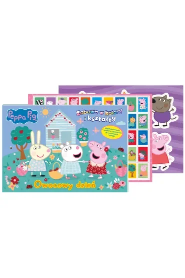 Peppa Pig. Zabawa w kolory i kształty. Owocowy dzień