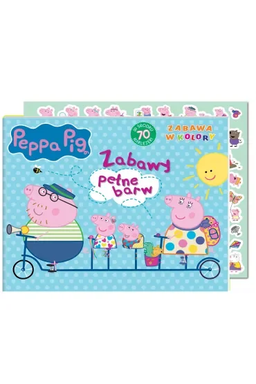 Peppa Pig. Zabawa w kolory. Zabawy pełne barw