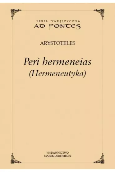 Peri hermeneias (Hermeneutyka)
