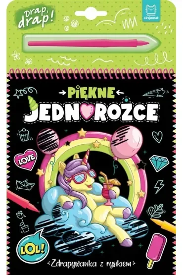 Piękne jednorożce. Zdrapywanka z rysikiem