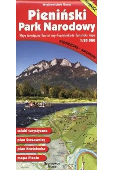 Pieniński Park Narodowy. Mapa turystyczna 1:20 000