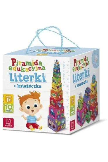 Piramida edukacyjna. Literki + książeczka
