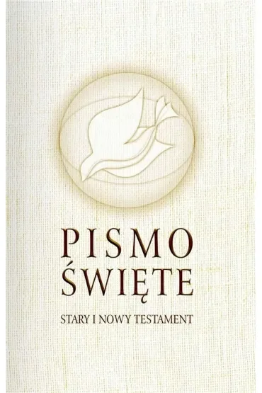 Pismo Święte ST i NT małe beż