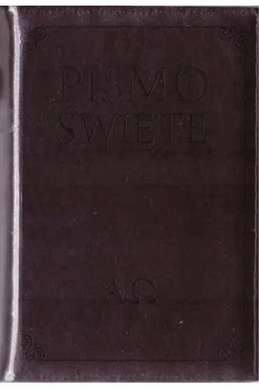 Pismo Święte w etui brązowe