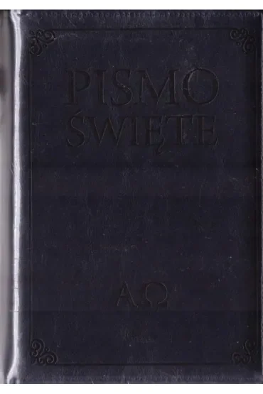 Pismo Święte w etui granatowe