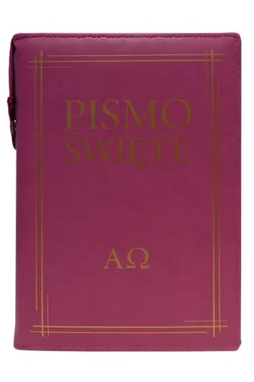 Pismo Święte w etui różowe