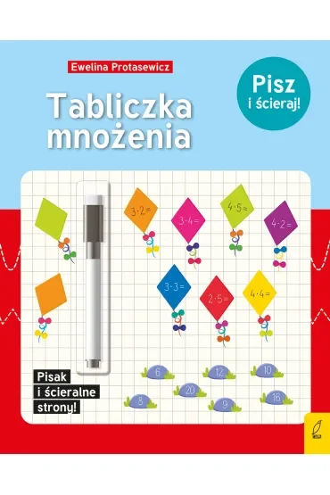 Pisz i ścieraj. Tabliczka mnożenia