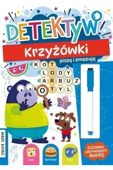 Detektyw. Krzyżówki. Piszę i zmazuję