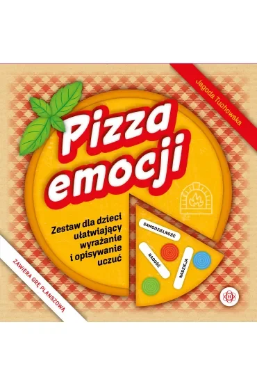Pizza emocji. Zestaw dla dzieci ułatwiający wyrażanie i opisywanie uczuć