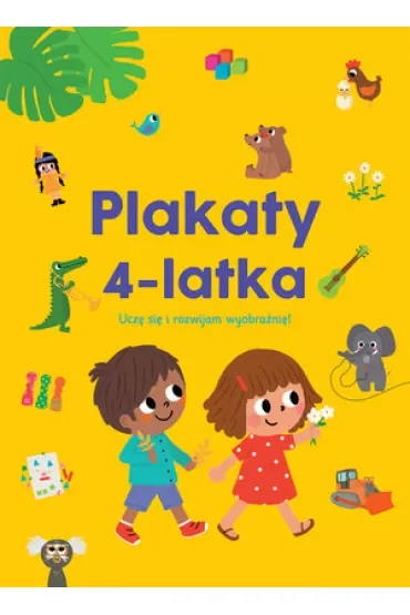 Plakaty 4-latka Uczę się i rozwijam wyobraźnię!
