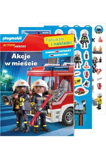Plamobil Action Heroes. Tatuaże i naklejki