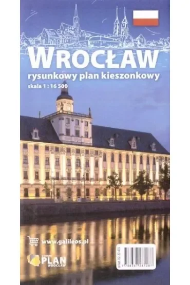 Plan kieszonkowy rysunkowy Wrocław