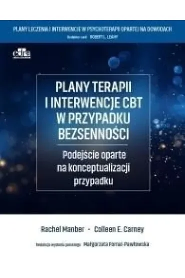 Plany terapii i interwencje CBT w przypadku bezsenności