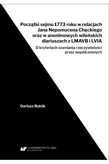 Początki sejmu 1773 roku w relacjach Jana Nepomuce