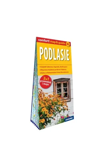 Podlasie laminowany przewodnik i mapa XL 2w1