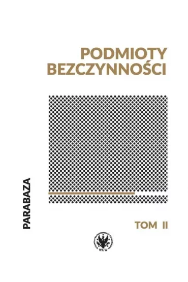 Podmioty bezczynności