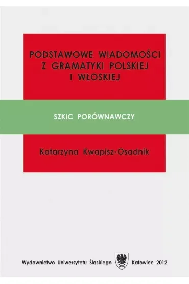 Podstawowe wiadomości z gramatyki PL-WŁ