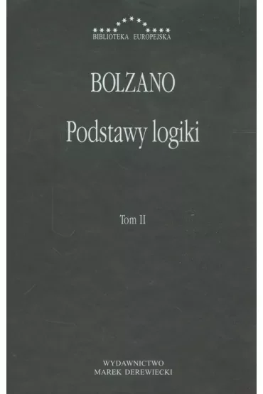 Podstawy logiki (tom. II)