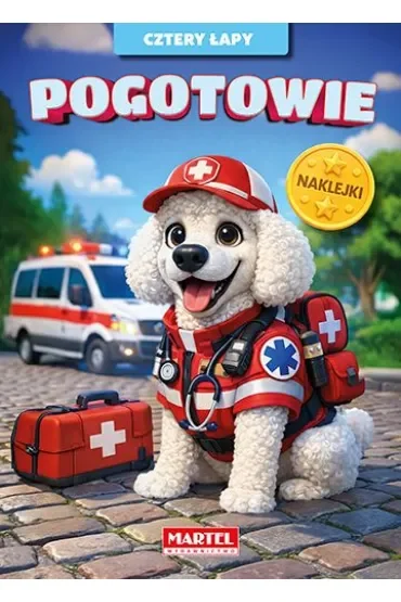 Cztery łapy. Pogotowie z naklejkami