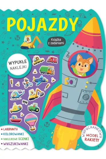 Pojazdy. Książka z zadaniami