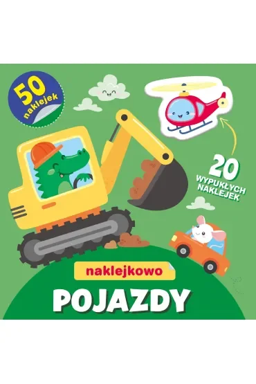 KSIAZECZKA EDUK 240X240 NAKLEJKOWO POJAZDY AWM