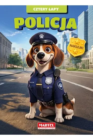 Cztery łapy. Policja z naklejkami