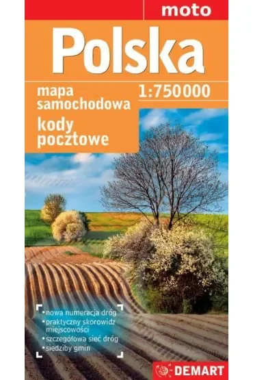 Polska mapa kodów pocztowych