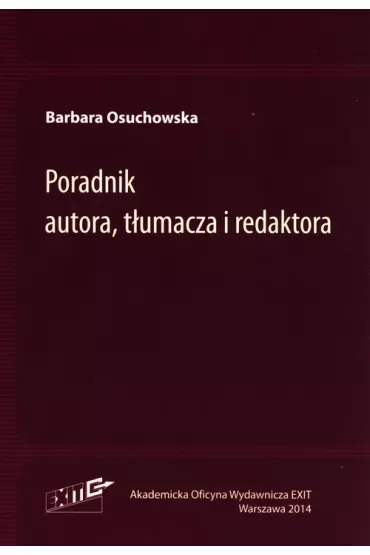 Poradnik autora, tłumacza i redaktora