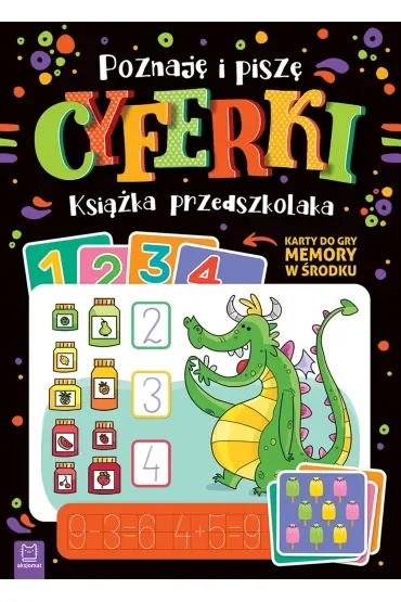 Poznaję i piszę Cyferki Książka przedszkolaka