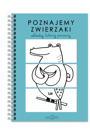 Poznajemy zwierzaki. Układaj, koloruj, poznawaj