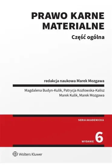 Prawo karne materialne. Część ogólna.
