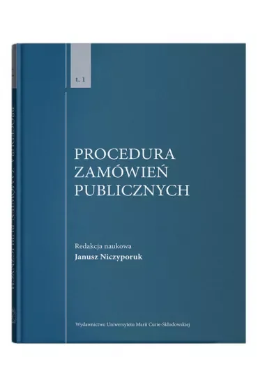 Procedura zamówień publicznych, Tom 1