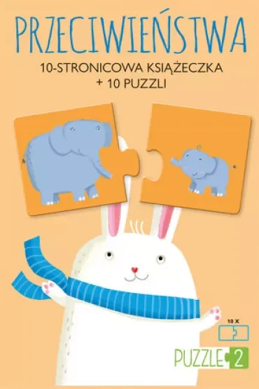 Przeciwieństwa (książeczka + 10 puzzli)