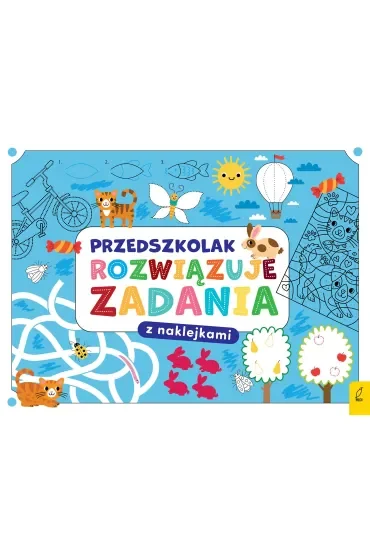 Przedszkolak rozwiązuje zadania. Zeszyt niebieski