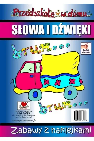 Przedszkole w domu. Słowa i dźwięki