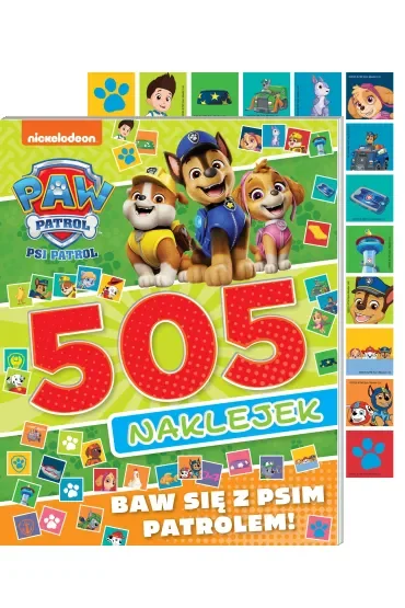 Psi Patrol 505 naklejek część 5. Baw się z Psim Patrolem!