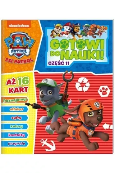 Książeczka edukacyjna 23x27 cm Gotowi do nauki z kartami MSZ 571937 MSZ