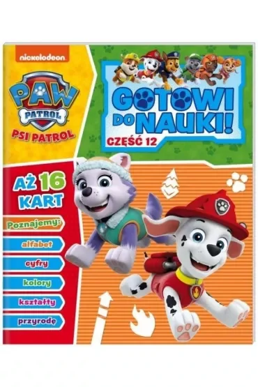 Książeczka edukacyjna 23x27 cm Gotowi do nauki 12 kart MSZ 571944 MSZ