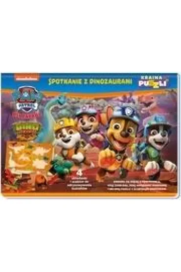 Psi Patrol. Kraina puzzli. Spotkanie z dinzaurami