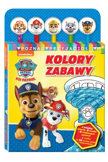 Psi Patrol Poznaj przyjaciół 1. Kolorowe zabawy